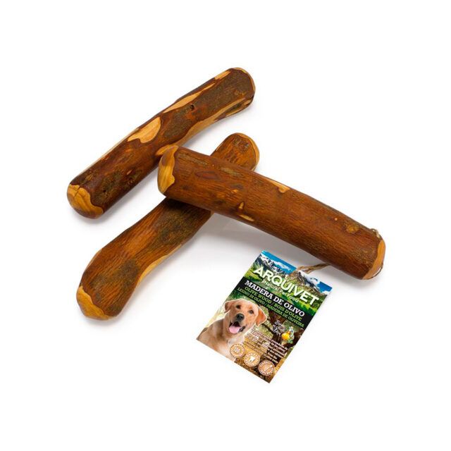 Arquivet Madera de olivo - Mordedor para perros - L (221-450gr/21-26cm) 2