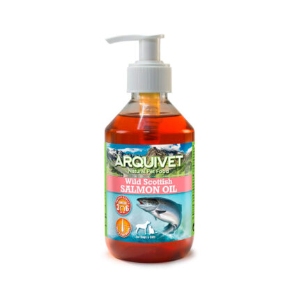 Arquivet Aceite de salmón escocés (250ml) - Para perros y gatos