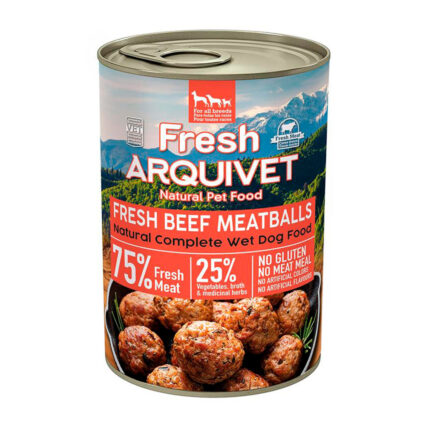 Arquivet Fresh Beef Meatballs - Albóndigas con ternera, boniato y zanahoria - 400g