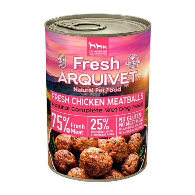 Arquivet Fresh Chicken Meatballs - Albóndigas con pollo, zanahoria y guisantes - 400g