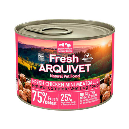 Arquivet Fresh Chicken Mini Meatballs - Mini Albóndigas con pollo, zanahoria y guisantes 200GR