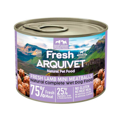 Arquivet Fresh Lamb Mini Meatballs - Mini Albóndigas con cordero, zanahorias y boniato 200GR