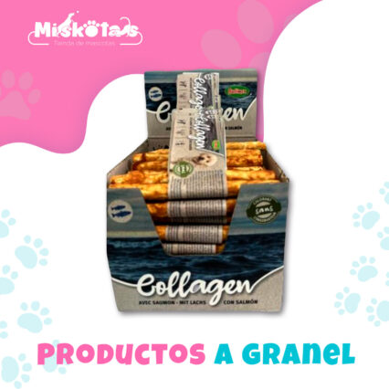 Sticks Salmón Collagen 13cm a granel