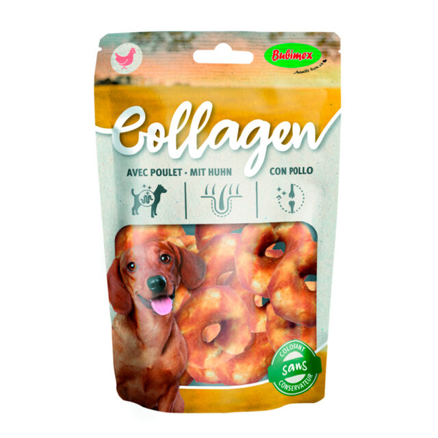 Bubimex Snack Aritos Colageno Pollo para Perros