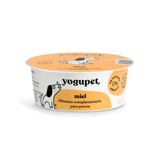 Yogupet Clásico Miel - Yogur natural para perros