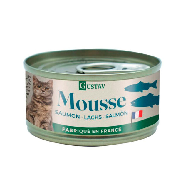 Gustav Lata Mousse de Salmon para Gatos 85GR