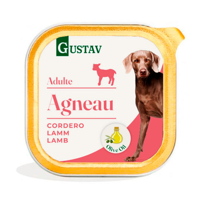 Gustav Pate de Cordero para Perros 150GR