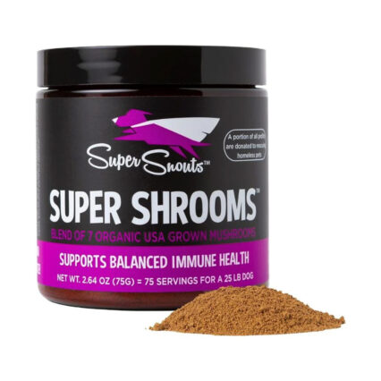 Super Snouts Super Shrooms Regula y Refuerza el Sistema Inmune Ayuda con alergias 75GR