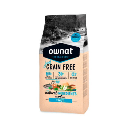 Grain free OWNAT GF JUST TROUT (Perro)