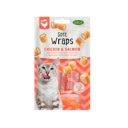 Bubimex gato Soft Wraps de Pollo y Salmón 3UD