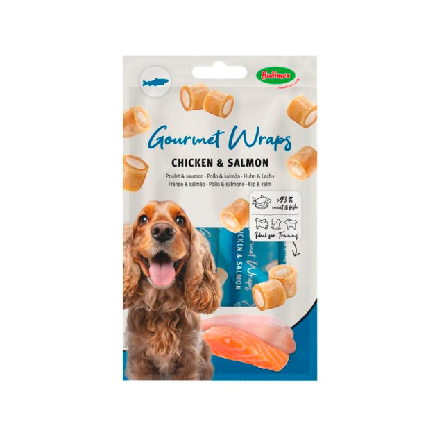 Bubimex perro Gourmet Wraps de Pollo y Salmón 3UD