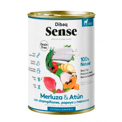 Dibaq Sense perro grain free merluza atún 380GR