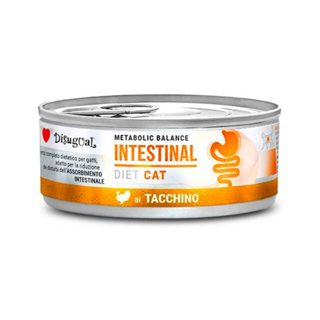 Disugual Cat Intestinal Pavo latas para gatos 85GR