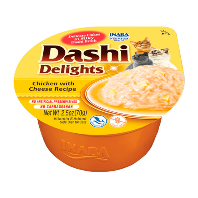 Inaba Churu Dashi delight pollo y queso 70GR