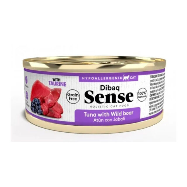 Dibaq Sense gato grain free atún con jabalí 70GR