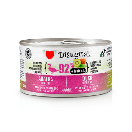 Disugual Fruit Lata de Pato con Kiwi para Perros 150GR