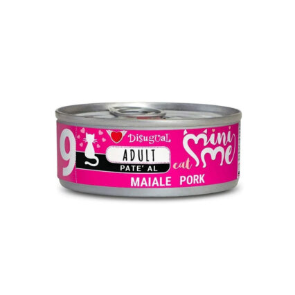 Disugual Mini Me - Lata de cerdo para gatos 85GR