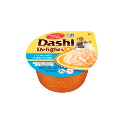 Inaba Dashi Delights - Pollo con vieira 70GR